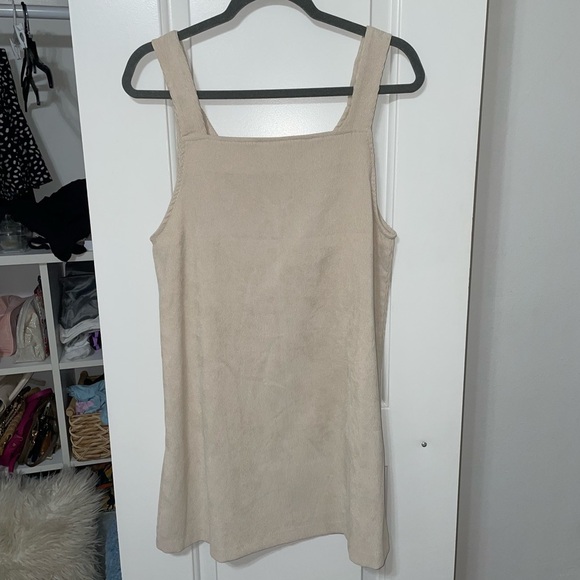 SHEIN Camel Corduroy Dress - Picture 3 of 4